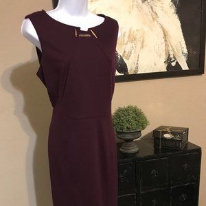 Ivanka Trump Burgundy Dress